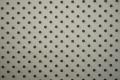 Bawełna - białe tło, szare kropki 7 mm