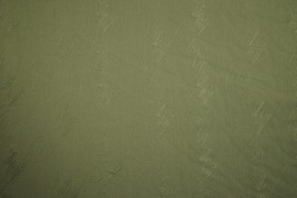 Bawełna haftowana - kolor oliwkowy