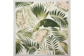Panel poduszkowy - różowo-zielone liście