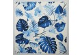 Panel poduszkowy - niebieskie liście
