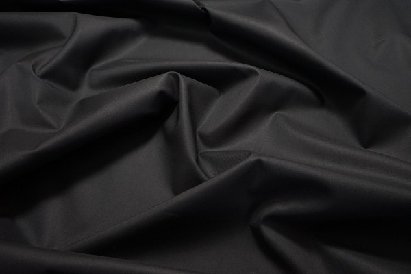 Bawełna popelina z lycrą w kolorze czarnym