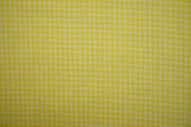 Bawełna vichy - żółta kratka, 3 mm