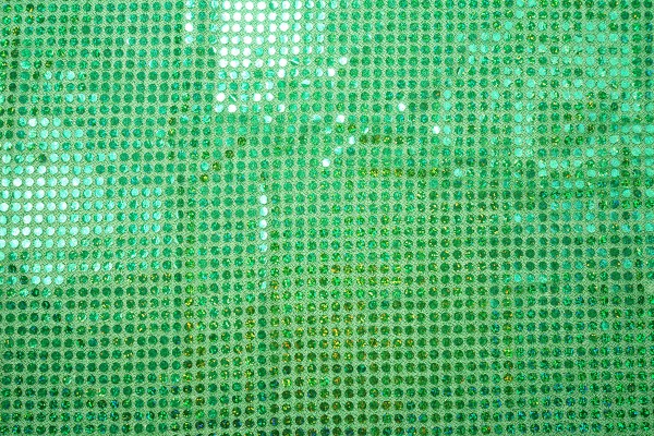Tkanina dekoracyjna - zielone kropki