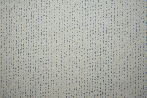 Bawełna drukowana w niebieskie plamki