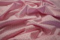 Bawełna drukowana w różowe gwiazdki
