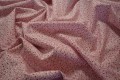 Bawełna drukowana w różowe kółeczka