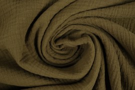 Muślin bawełniany – Khaki
