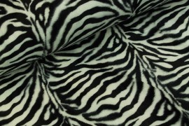 Welur dekoracyjny – zebra mała