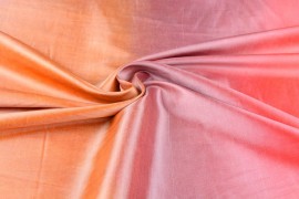 Tafta kreszowana - Mix Orange Pink
