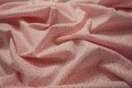 Bawełna drukowana - różowe kwiatki na kremowym tle