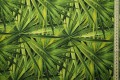 Tkanina wodoodporna - zielone liście