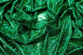 Lamé hologram – zielona