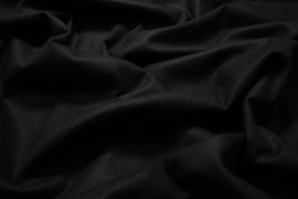 Flanela jednostronna - czarna
