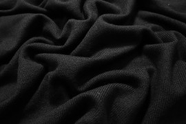Dzianina swetrowa - ciemnoszary melanż