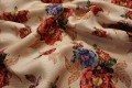 Tkanina zasłonowa - jesienne róże