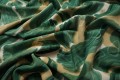 Tkanina sukienkowa - zielone plamki