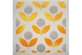 Panel poduszkowy - żółte pastelowe kwiatki 1