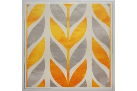 Panel poduszkowy - żółte pastelowe listki 2