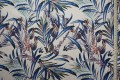 Tkanina ogrodowa wodoodporna – niebieskie liście