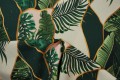 Tkanina zasłonowa - tropikalne liście