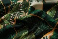 Tkanina zasłonowa - tropikalne liście