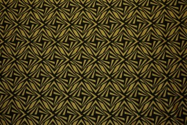 Lycra - geometryczny wzór na złotym tle
