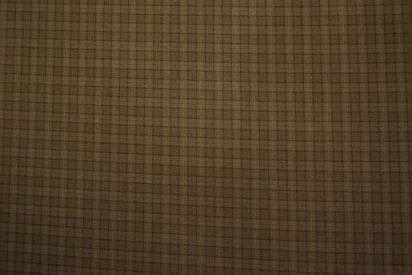 Tkanina kostiumowa - jasnobrązowa kratka