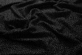 Tkanina wiskozowa - czarno-białe kropki
