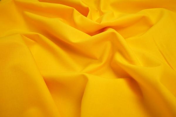 Gładka bawełna w żółtym kolorze