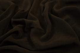 Tkanina poliestrowa w kolorze ciemnobrązowym