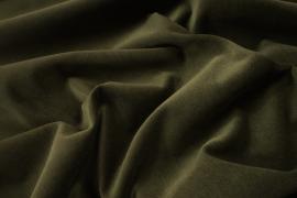 Tkanina bawełniana z aksamitnym wykończeniem w kolorze khaki