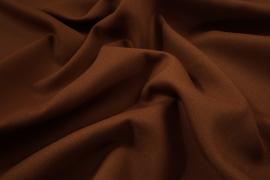 Tkanina żorżeta w kolorze brązowym