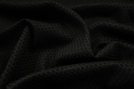 Tkanina sukienkowa z domieszką lycry w kolorze czarnym