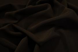 Tkanina sukienkowa w kolorze ciemnobrązowym