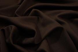 Tkanina sukienkowa w kolorze ciemnobrązowym