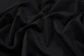 Tkanina wełniana z domieszką poliestru w kolorze czarnym
