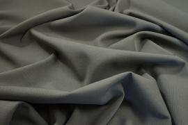 Tkanina sukienkowa bi-stretch z lycrą w kolorze szarym