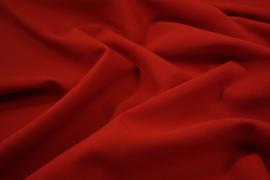 Tkanina sukienkowa - żorżeta w kolorze czerwonym