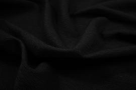 Tkanina sukienkowa z dodatkiem wiskozy w kolorze czarnym