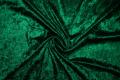 Tkanina welurowa w kolorze butelkowej zieleni