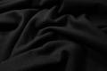 Tkanina wełniana z poliestrem w czarnym kolorze