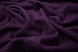 Tkanina wełniana z lycrą w kolorze ciemnofioletowym
