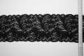 Taśma koronkowa - szerokość 12 cm, kolor czarny