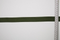 Lamówka w kolorze khaki, 2.5 cm
