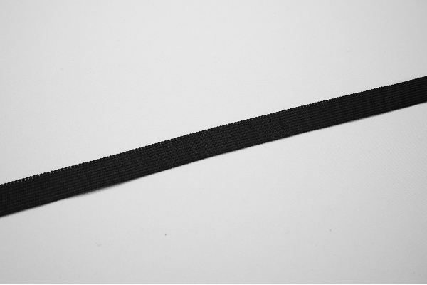 Lamówka w kolorze czarnym, 1.5 cm