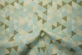 Tkanina ogrodowa - kolorowe trójkąty