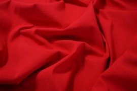 Bawełna satynowana z lycrą w kolorze czerwonym
