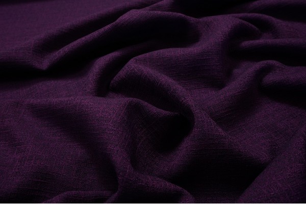 Tkanina sukienkowa - fioletowo-czarna