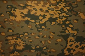 Tkanina ogrodowa wodoodporna - kamuflaż brązowy