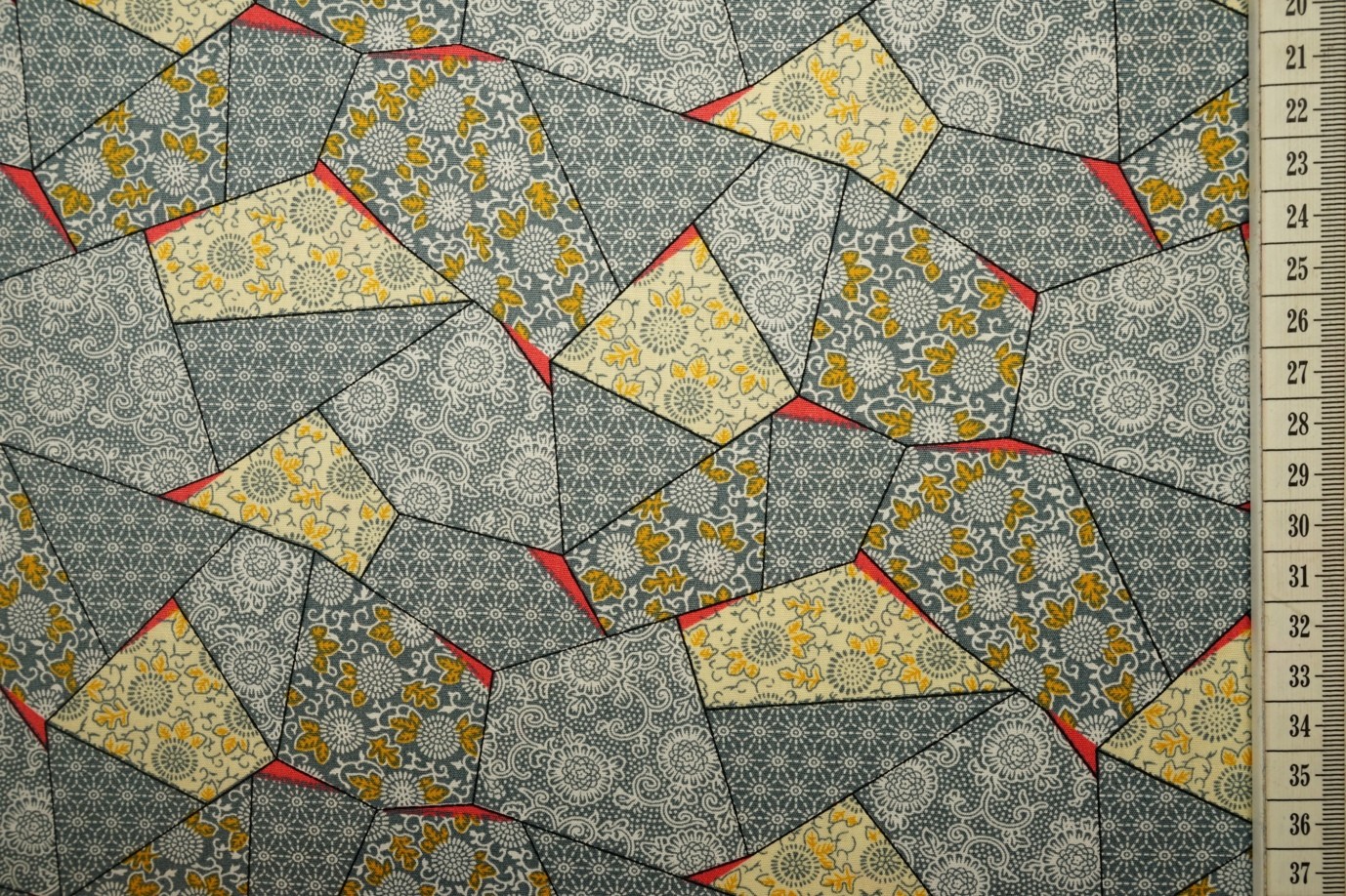 Bawełna drukowana geometryczny wzór